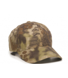 6 Panel, Heavy Brushed Cotton Twill Camo Cap CCAP