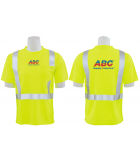 Moisture Wicking, Birdseye, Hi-Viz Pocket T-Shirt HIVZPTB