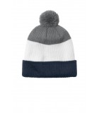 Port Authority Cozy Striped Pom Beanie C979