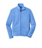 Men's Port Authority Heather Microfleece Full-Zip Jacket F235