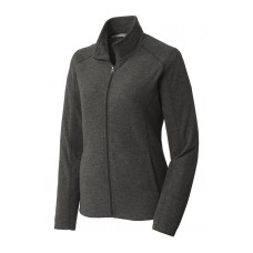 Ladies Port Authority Heather Microfleece Full-Zip Jacket L235