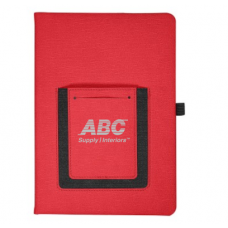 Roma Journal Notebook with Phone Pocket LG-9386