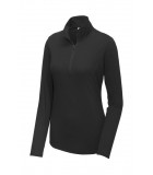 Ladies' Sport-Tek Tri-Blend Wicking 1/4-Zip Pullover LST407 Ladies' Sport-Tek Tri-Blend Wicking 1/4-Zip Pullover LST407