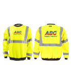 Hi-Viz, Crew Neck Sweatshirt HVZCRW