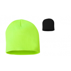 8” Knit Beanie BEANIESG - Safety Green