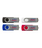 QuickShip USB Swivel Flash Drive USB 2G, 4G, 8G 