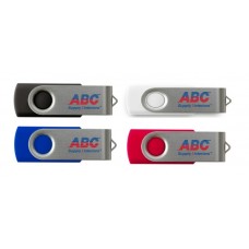 QuickShip USB Swivel Flash Drive USB 2G, 4G, 8G 