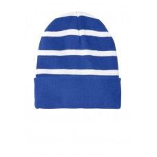Sport-Tek Striped Beanie with Solid Band STC31