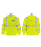 High Visibility 1/2 Zip Windshirt with Hood W450HVL