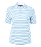 Cutter & Buck Ladies Virtue Pique Stripe Half Zip LCK00157