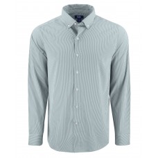 Cutter & Buck Skyline Men's Pinstripe Long Sleeve Dress Shirt MCW00237