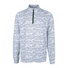 Cutter & Buck Mens Traverse Camo Print 1/4 Zip Pullover MCK01081 Cutter & Buck Mens Traverse Camo Print 1/4 Zip Pullover MCK01081