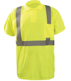 Moisture Wicking, Birdseye, Hi-Viz Polo LUXSSPP2B