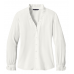 Brooks Brothers Women's Long Sleeve Ruffle Collar Blouse BB18011