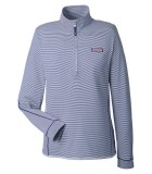 Vineyard Vines Ladies Microstripe Sankaty 1/2-Zip Pullover K002521