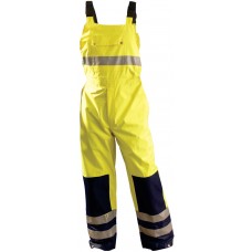 Water Proof, Breathable, Black Bottom, Hiviz Rain Bibs HVZBBIB Water Proof, Breathable, Black Bottom, Hiviz Rain Bibs HVZBBIB