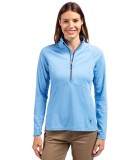 Cutter & Buck Women's Adapt Eco Knit Stretch Recycled 1/2-Zip LCK00128