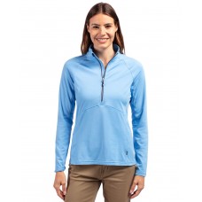 Cutter & Buck Women's Adapt Eco Knit Stretch Recycled 1/2-Zip LCK00128