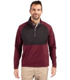 Cutter & Buck Men's Adapt Eco Knit Hybrid Recycled 1/4-Zip MCC00034